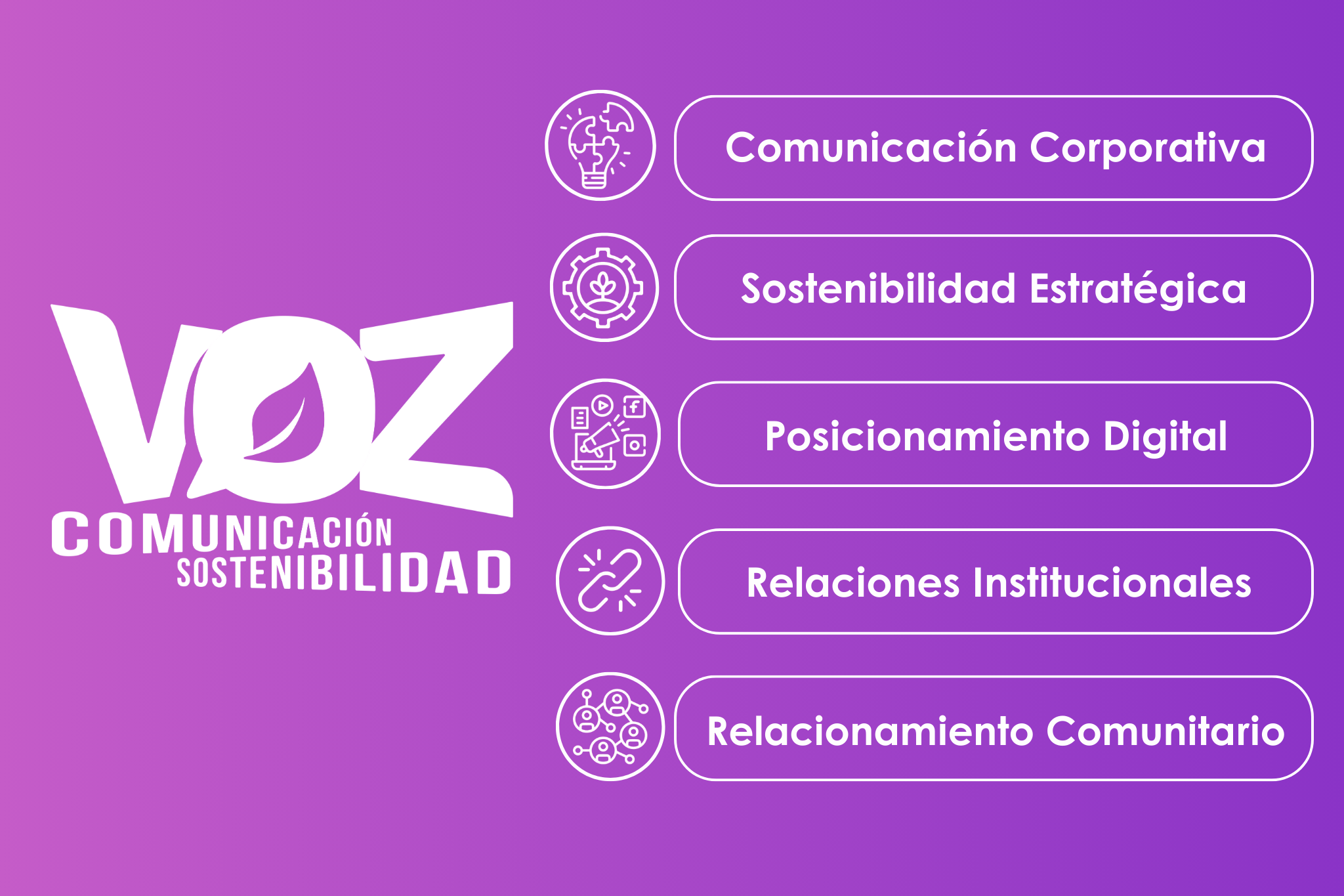 Voz Chile consultora de comunicaciones servicios